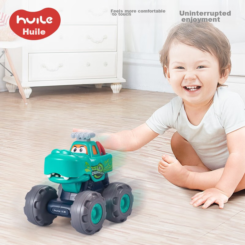 Huile Toy Car, Construction Vehicle, Off-Road Vehicle, for Infants And Toddlers,...
