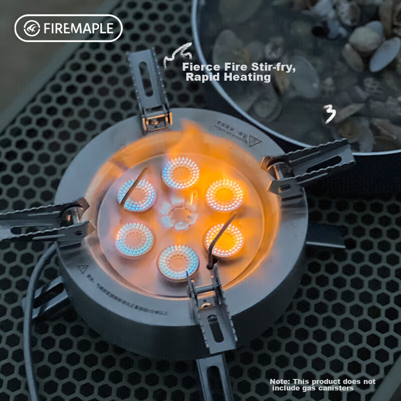 Fire-Maple Multi-Head Detachable Gas Stove, Outdoor Camping Cookware, High-Power...