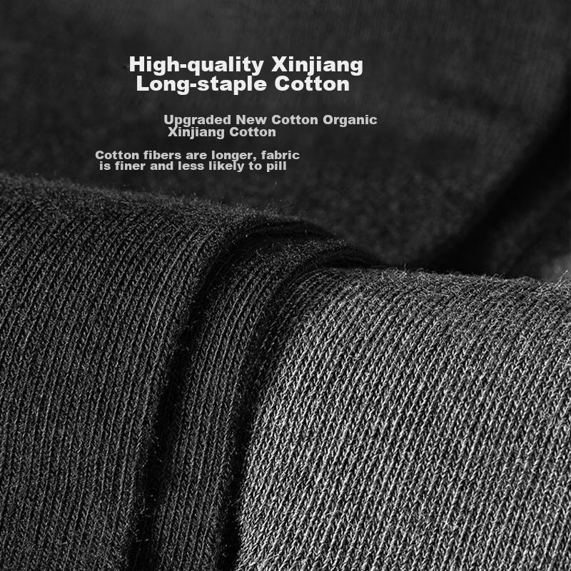 Langsha Men's Socks, Xinjiang Cotton Mid-Calf Socks, Spring And Summer Antibacte...