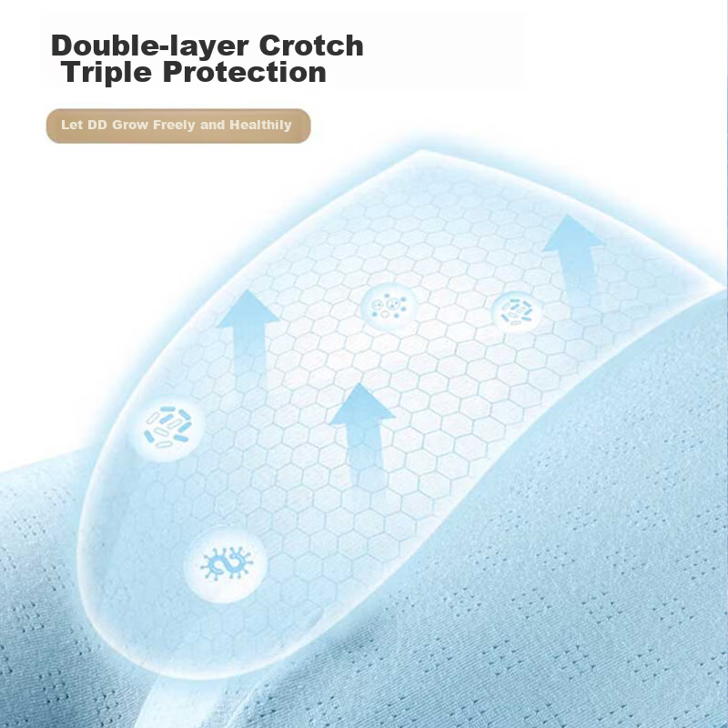 Langsha Youth Underwear for Boys, Puberty Summer Ice Silk Antibacterial Breathab...