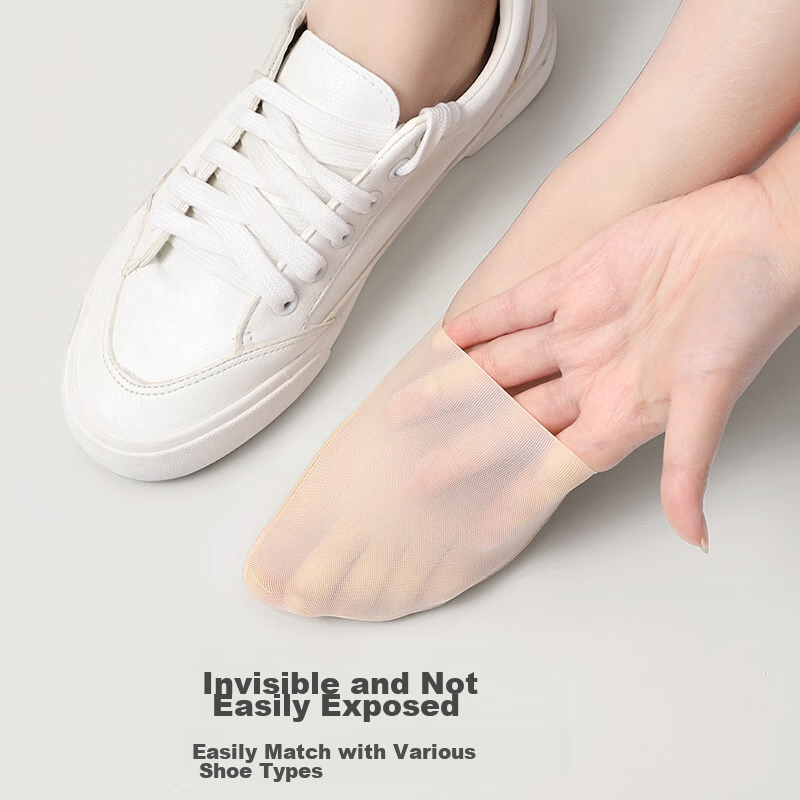 LangSha Women's Summer Thin Cotton Bottom Socks Short Socks Ice Silk Invisible S...