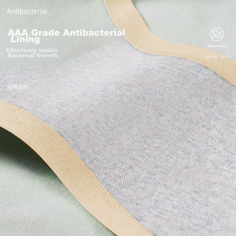 Langsha Women's Underwear, Pure Cotton Crotch, Seamless, Thin, Antibacterial, Mi...