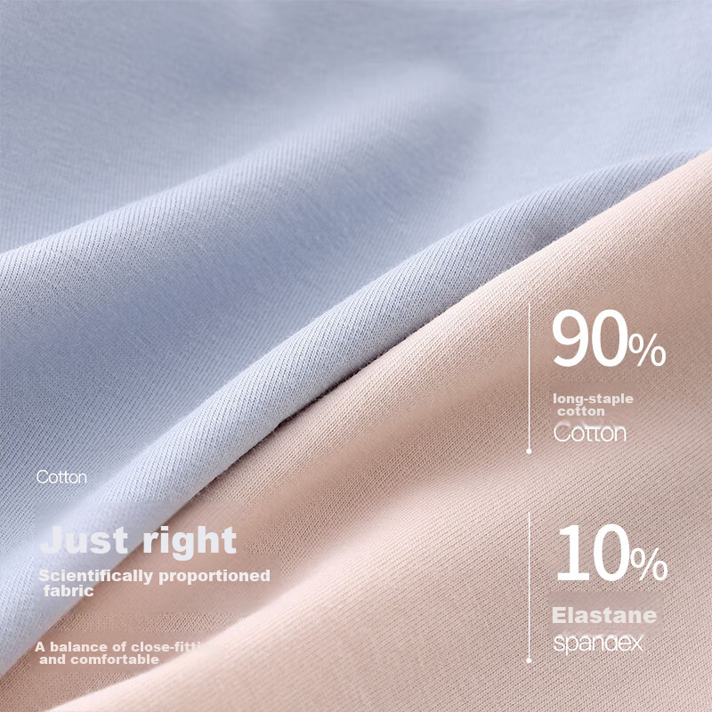 Langsha Women's Underwear, Pure Cotton Crotch, Seamless, Thin, Antibacterial, Mi...