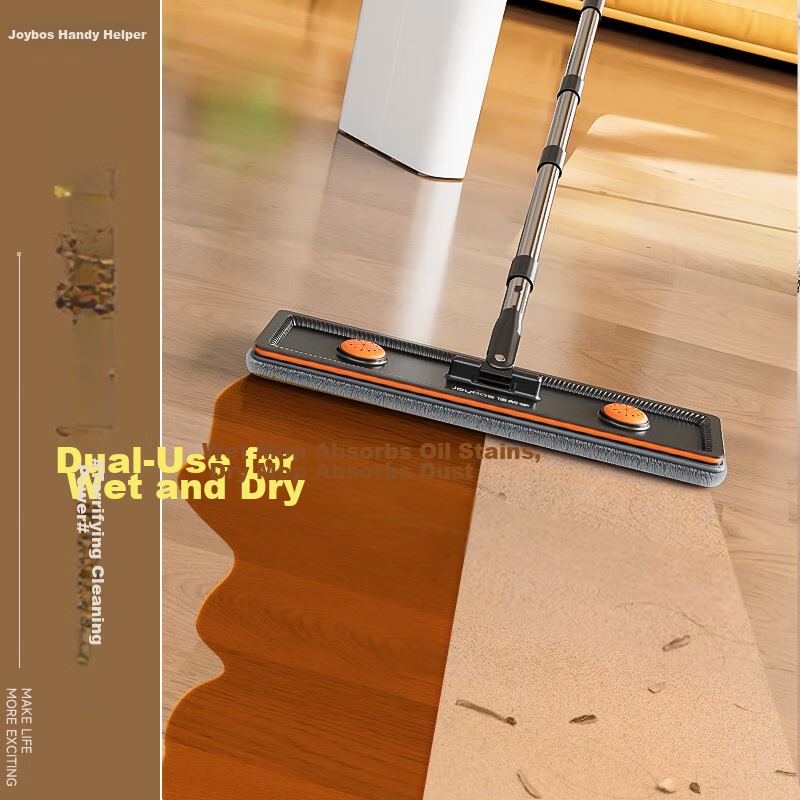Jiabangshuo Mop for Home Use, All-In No Hand Washing, 2025 Wet And Dry Dual-Use...