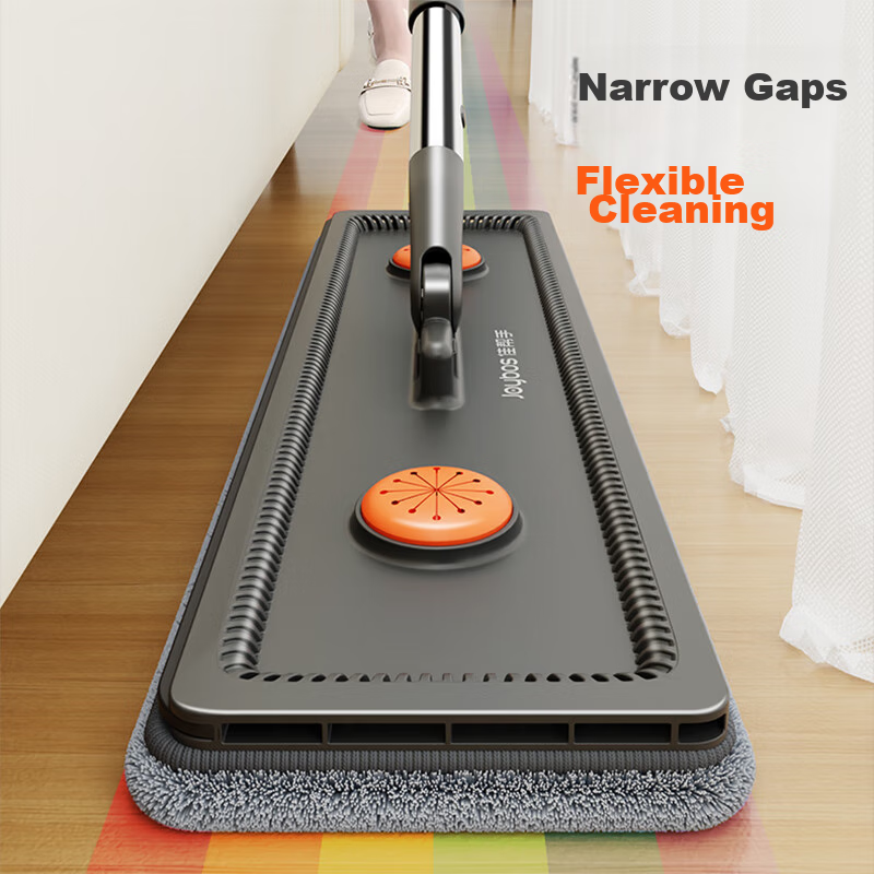 Jiabangshuo Mop for Home Use, All-In No Hand Washing, 2025 Wet And Dry Dual-Use...