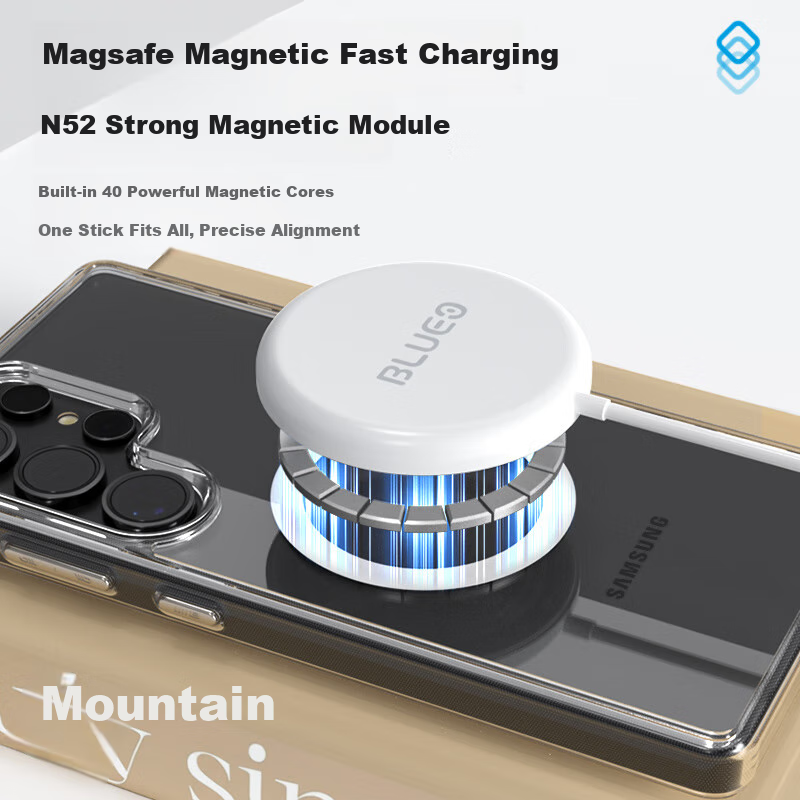 Mr. Blue Gorilla Transparent Magnetic Adsorption Anti-drop Anti-fingerprint Prot...