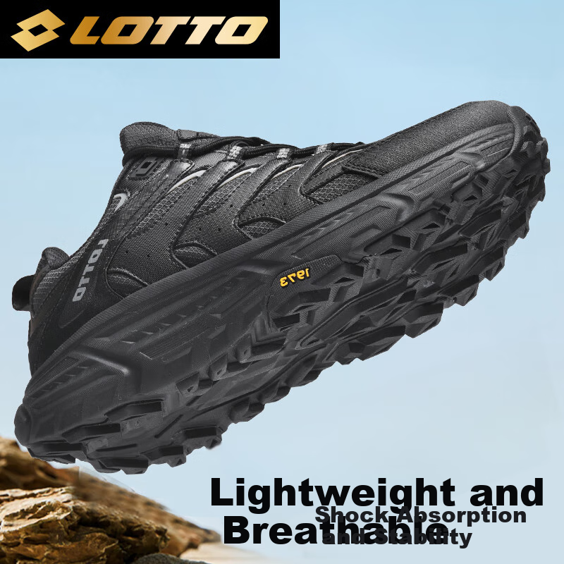 LOTTO Men's Running Shoes, Outdoor Hiking Shoes, Trail Running Shoes, Dust-Proof...