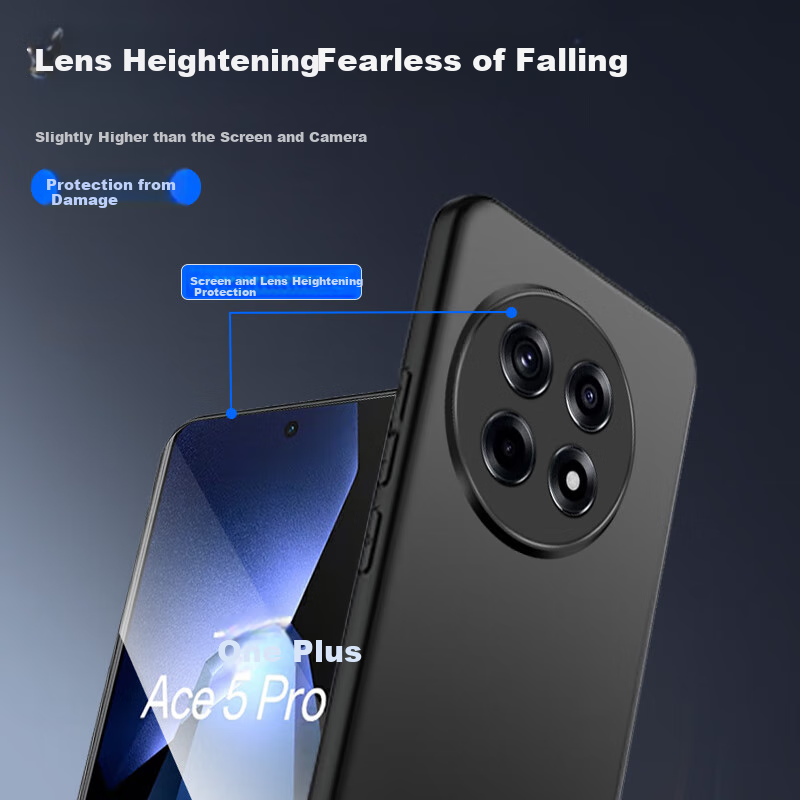 Cooljoy Protective Case for OnePlus Ace5/OnePlus Ace5 Pro, Full Coverage Matte B...