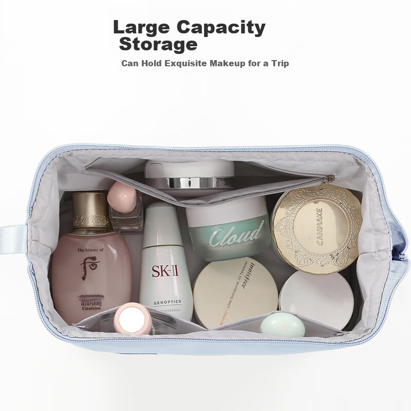 Lively Travel Cosmetic Bag, Portable, for Women, Large Capacity, for Business Tr...