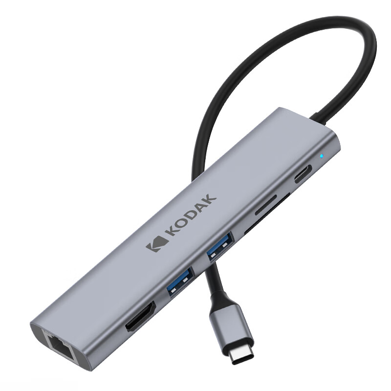 Kodak Type-C Expansion Dock USB3.0 Hub 7-in-1 Splitter SD Card TF Card Slot HDMI...