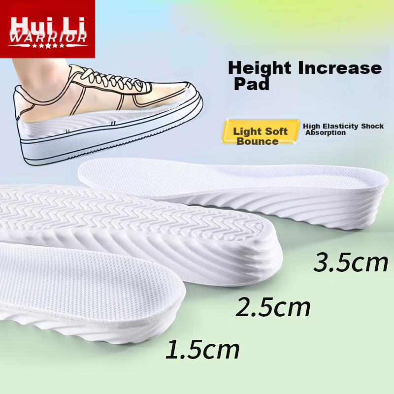 Warrior Height-Increasing Insoles for Men, Invisible Height-Increasing Sports In...