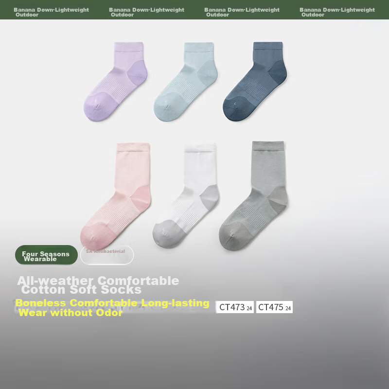 Beneunder Socks for Men And Women, Odor-Resistant Short Socks, Cotton 5A Antibac...