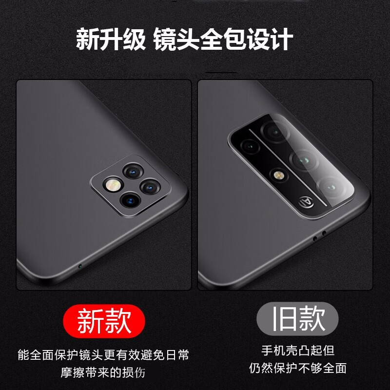 KMaxAI Phone Case for OPPO A72/A53, Shockproof TPU Soft Shell, Upgraded Full Len...