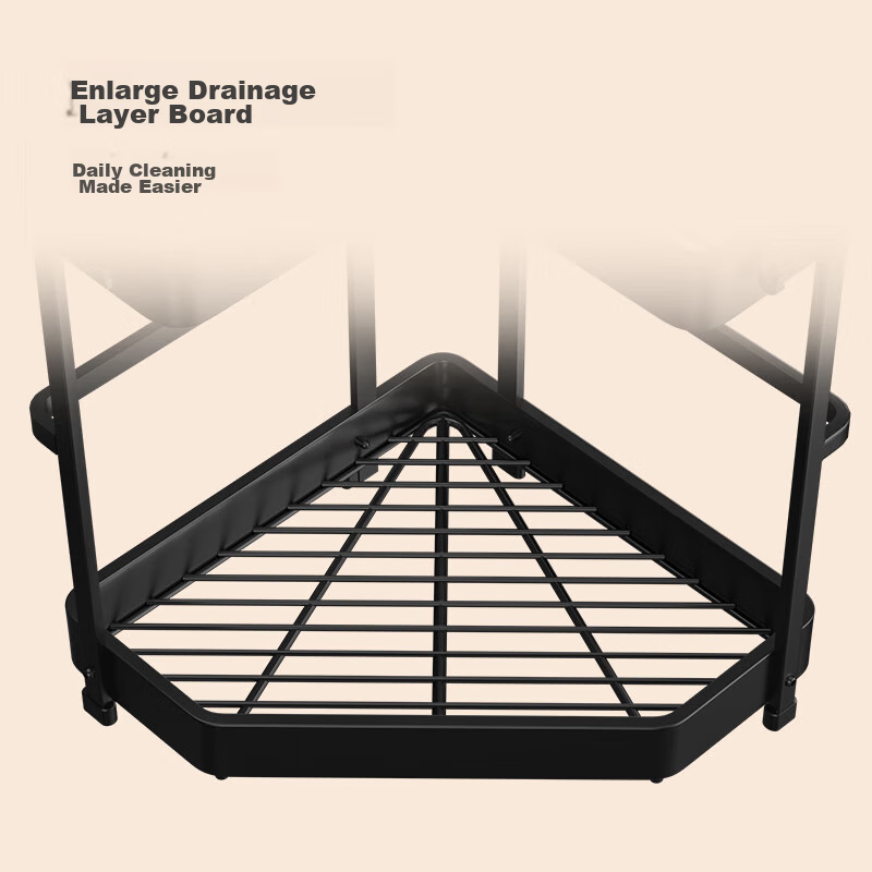 Jingzao Kitchen Storage Rack, Corner Spice Rack, Seasoning Bottle And Jar Holder...