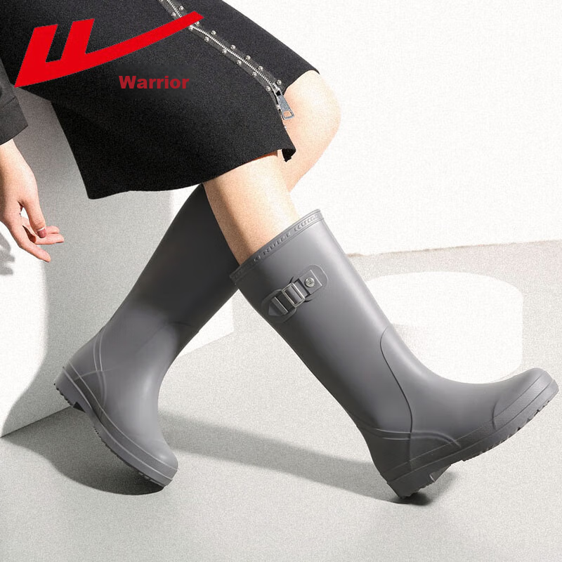 Warrior Rain Boots for Women, Fashionable Adult Tall Rain Boots, Waterproof Shoe...