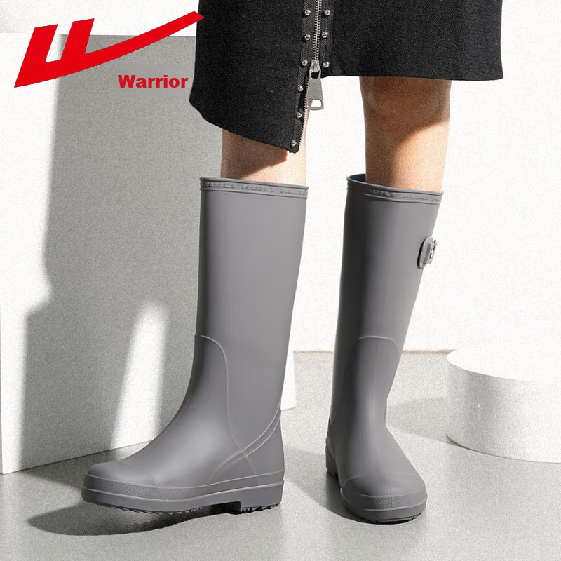 Warrior Rain Boots for Women, Fashionable Adult Tall Rain Boots, Waterproof Shoe...
