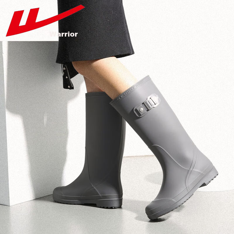 Warrior Rain Boots for Women, Fashionable Adult Tall Rain Boots, Waterproof Shoe...