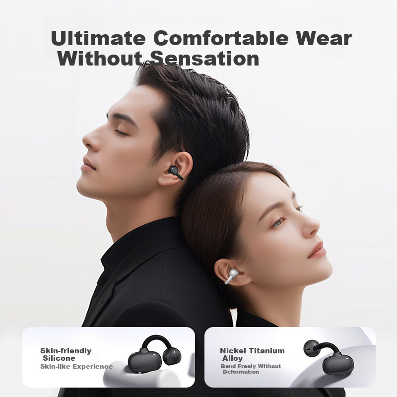 HP H10T Small Candy Bluetooth Earphones, Clip-On Bluetooth 5.4, Low Latency, Ope...