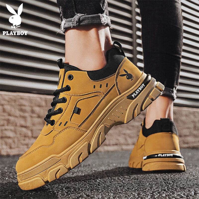 Playboy Men's Shoes, 2025 Summer Footwear, Versatile Casual Work Shoes, Trendy M...