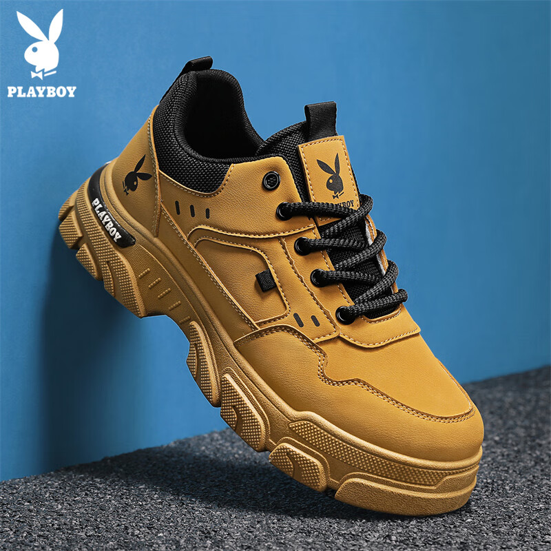 Playboy Men's Shoes, 2025 Summer Footwear, Versatile Casual Work Shoes, Trendy M...