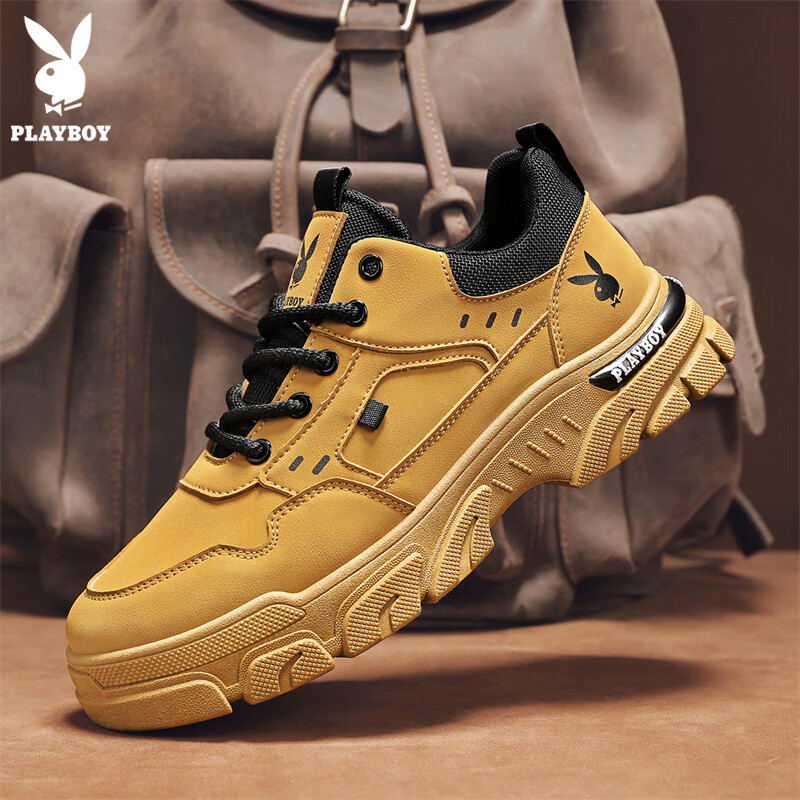 Playboy Men's Shoes, 2025 Summer Footwear, Versatile Casual Work Shoes, Trendy M...