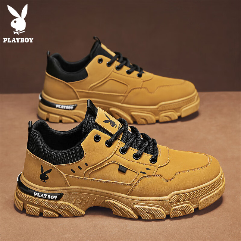 Playboy Men's Shoes, 2025 Summer Footwear, Versatile Casual Work Shoes, Trendy M...
