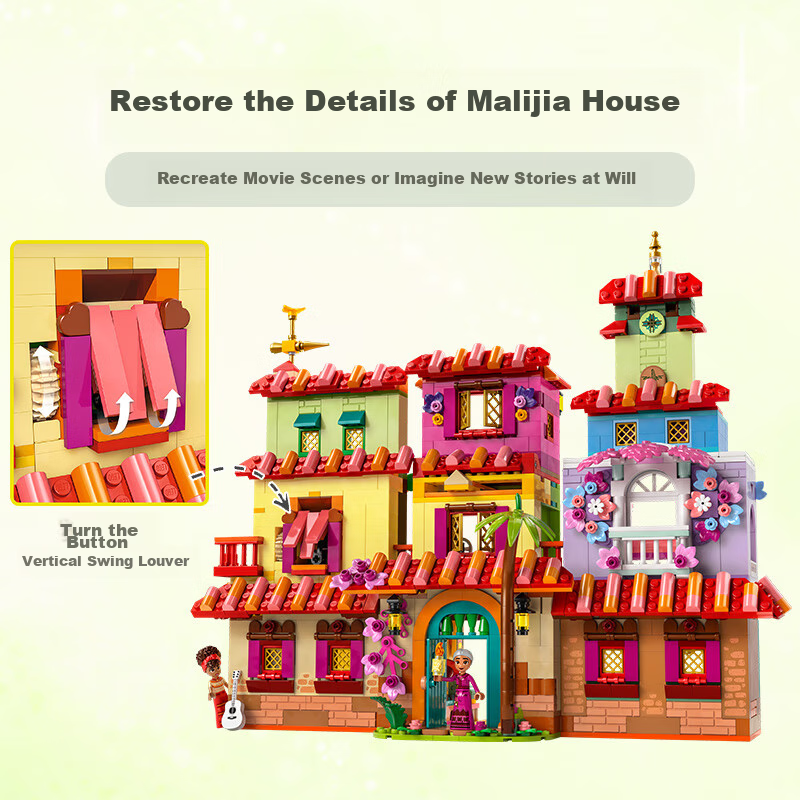 LEGO Disney 43245 Magic House, Building Blocks, Girls' Toy, Children's Birthday...