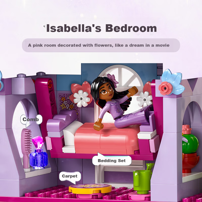 LEGO Disney 43245 Magic House, Building Blocks, Girls' Toy, Children's Birthday...