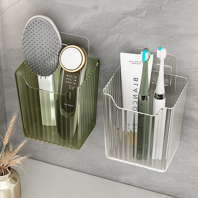 Jiadu Bathroom Storage Rack, No Drilling Required, Wall-Mounted, Toothbrush, Too...