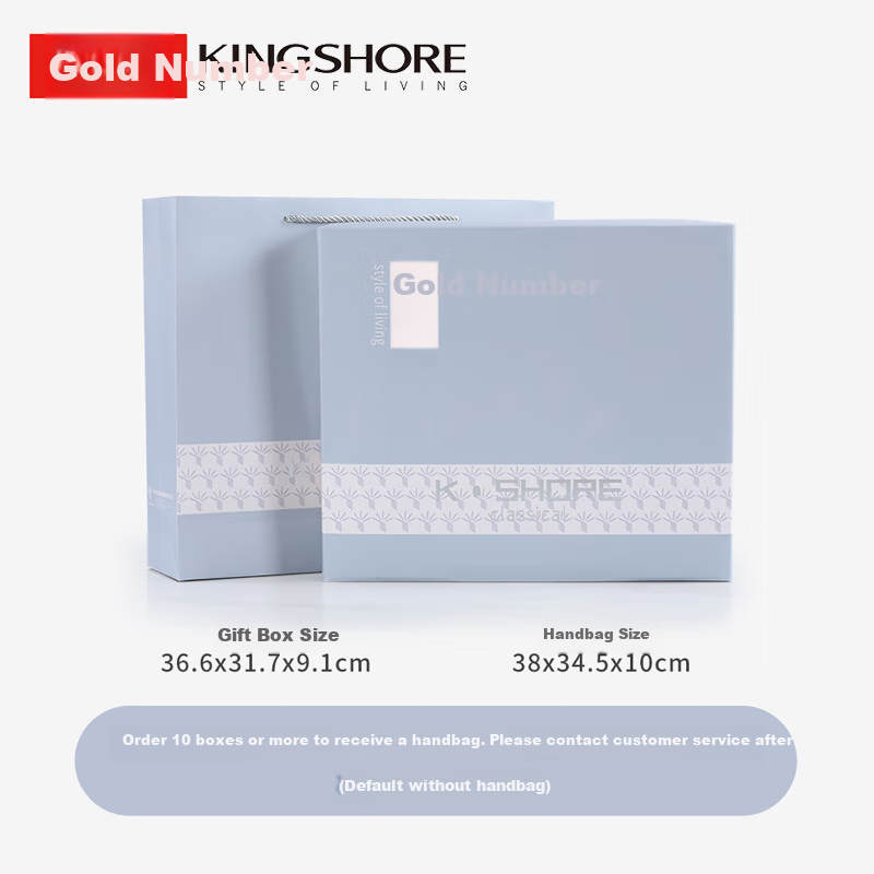 KING SHORE Towel Gift Box 3A Antibacterial Pure Cotton Towel Bath Towel Three-pi...