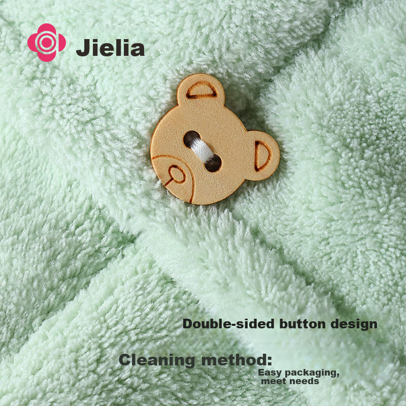 Jieliya Double-Layer Thickened Hair Drying Cap, Super Absorbent, Quick-Drying, H...