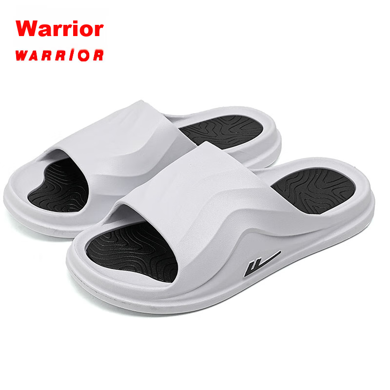HUANGLI Men's Sports Slippers Indoor Outdoor Shock Absorption Non-slip Thick Bot...