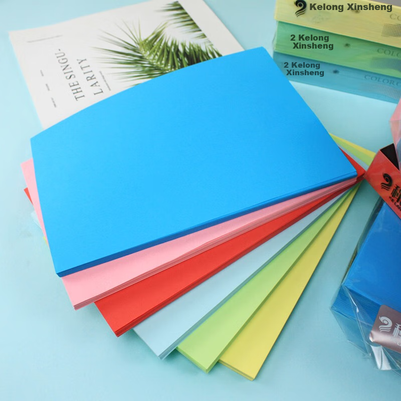 Kangxin Color Printing Paper Green A4 Paper Light Green Paper Children's Handmad...