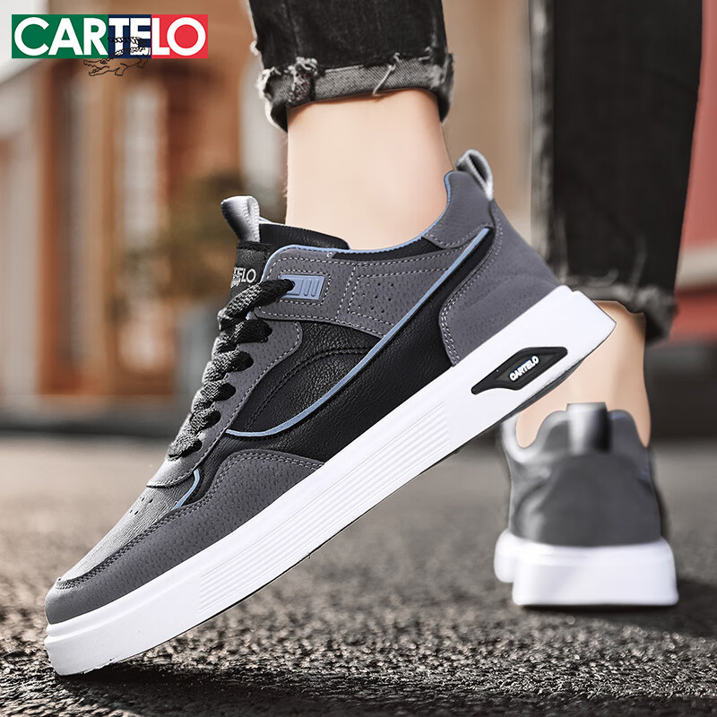 CARTELO Men's Shoes, Spring And Summer 2025, Trendy Casual Shoes, Versatile Snea...