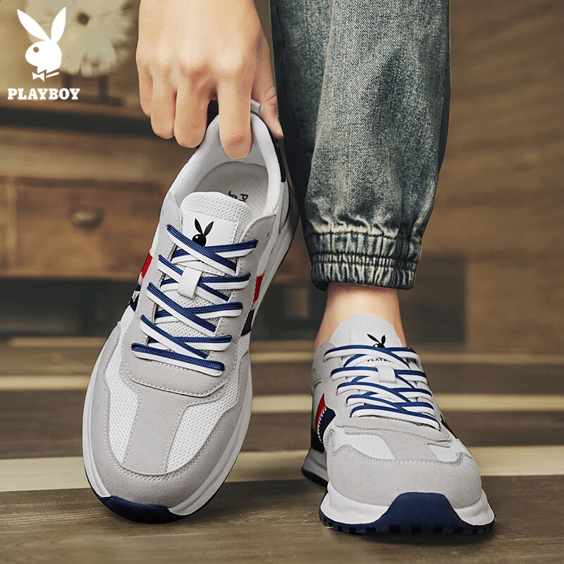 Playboy Men's Shoes, Men's 2025 Summer Sneakers, Men's Mesh Casual Shoes, Breath...