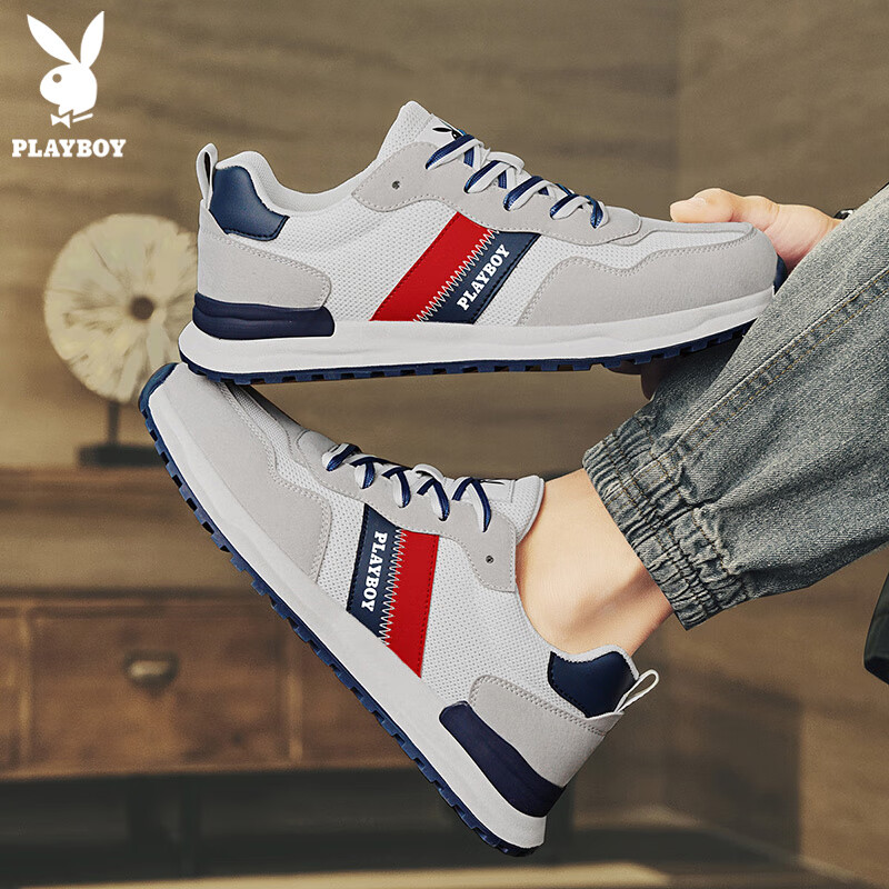 Playboy Men's Shoes, Men's 2025 Summer Sneakers, Men's Mesh Casual Shoes, Breath...