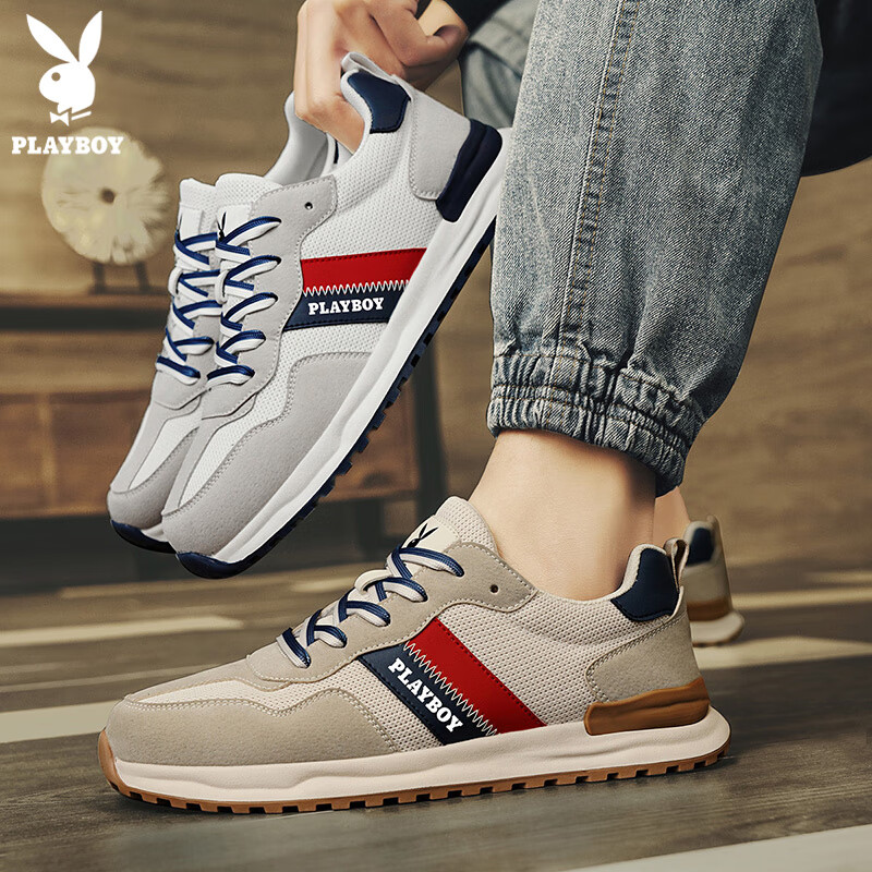 Playboy Men's Shoes, Men's 2025 Summer Sneakers, Men's Mesh Casual Shoes, Breath...