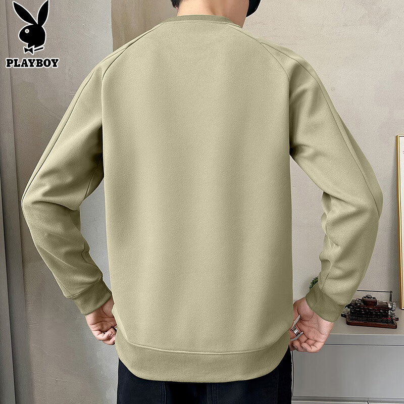 Playboy Sweatshirt for Men, Round Neck, Autumn New Retro Moisture-Wicking Men's...