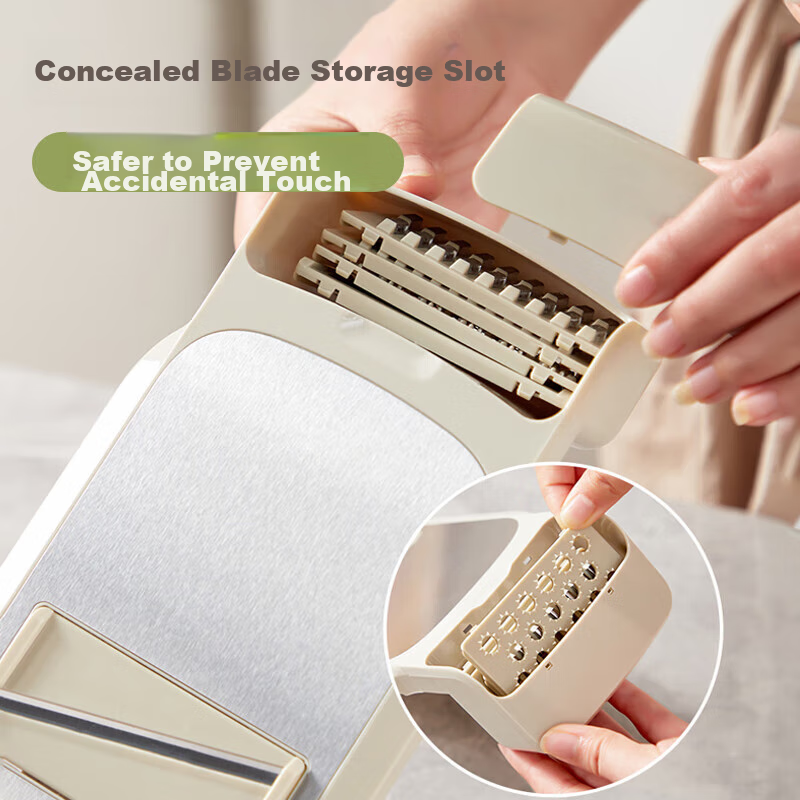 Jing Yanxian Shredder, Vegetable Cutting Tool, Potato Shredder, Multi-Functional...