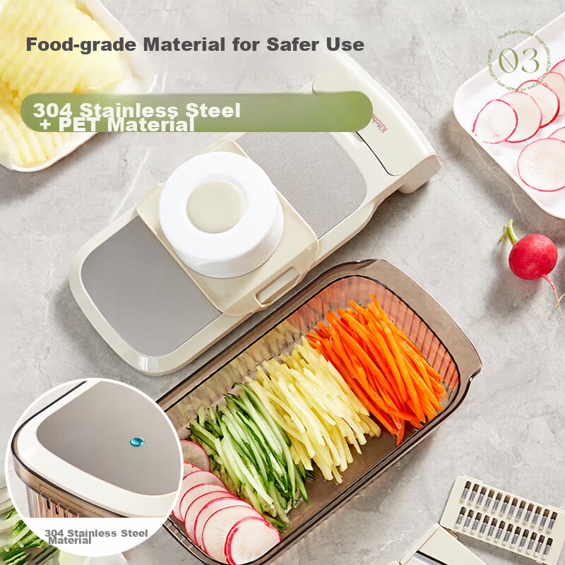 Jing Yanxian Shredder, Vegetable Cutting Tool, Potato Shredder, Multi-Functional...