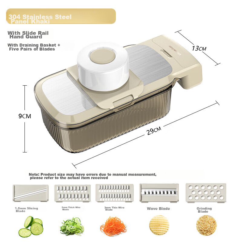 Jing Yanxian Shredder, Vegetable Cutting Tool, Potato Shredder, Multi-Functional...