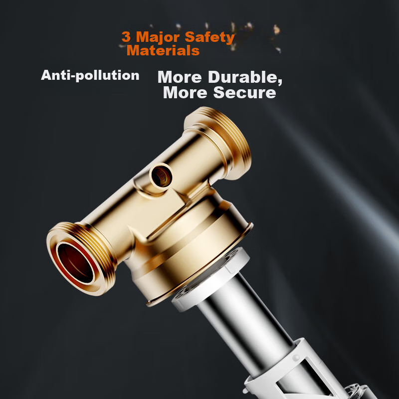 Joyoung Pre-Filter 40 Micron Backwash Pressure Gauge Monitoring, Whole House Wat...