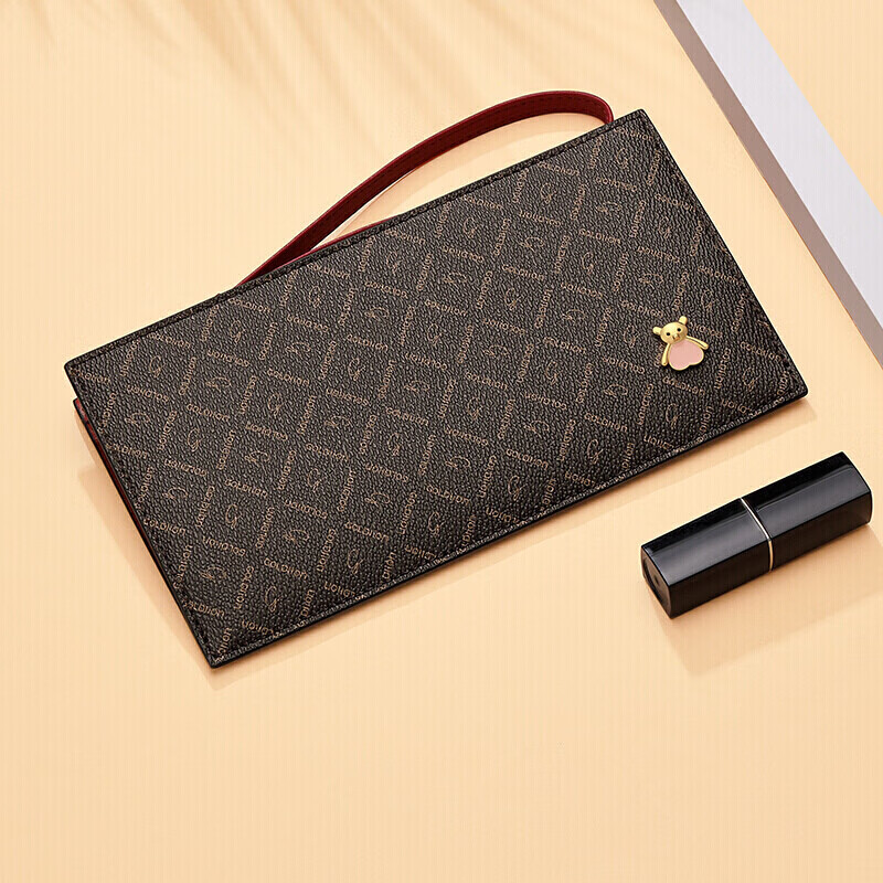 Goldlion Ladies' Handbag, Vintage Elegant Printed Clutch Purse, Birthday Gift fo...