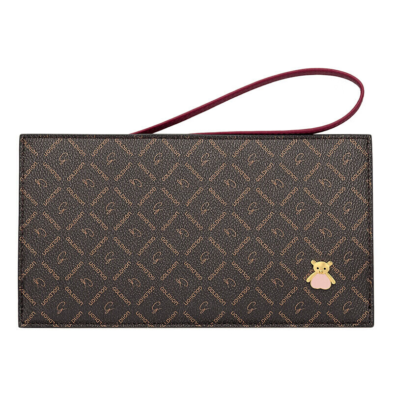 Goldlion Ladies' Handbag, Vintage Elegant Printed Clutch Purse, Birthday Gift fo...