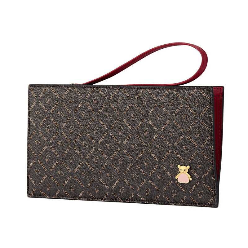 Goldlion Ladies' Handbag, Vintage Elegant Printed Clutch Purse, Birthday Gift fo...