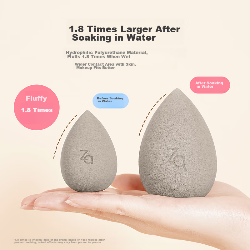 ZA Beauty Blender, Soft Wet And Dry Makeup Sponge, Powder Puff, Sponge Egg