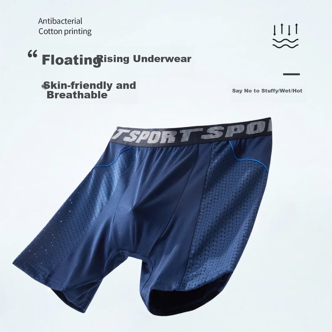 Langsha Men's Extended Underwear, Mesh Breathable, Sports Running Fitness Quick-...