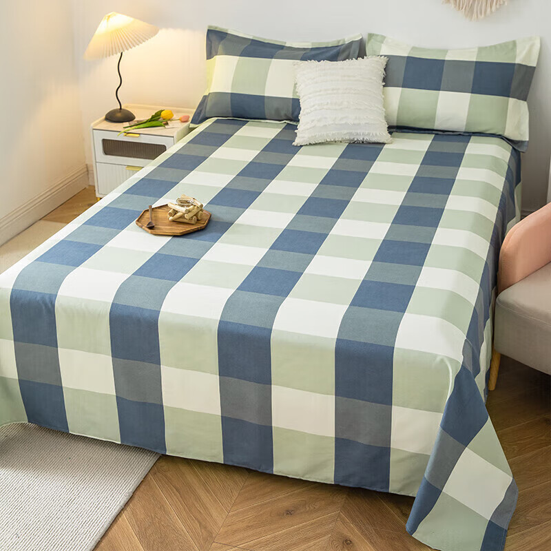 Grace Bed Sheet Single Piece, Double Bed Sheet, All-Season Skin-Friendly Bedding...
