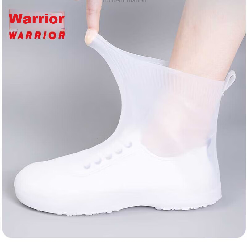 Warrior Rain Shoe Covers, Silicone Non-Slip Thickened, for Men Women And Childre...