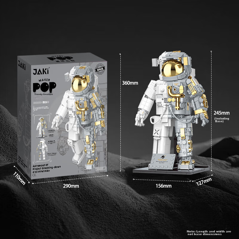 JAKI Building Blocks, Astronaut Space Model, Children's Toy, for Boys Aged 6-12,...